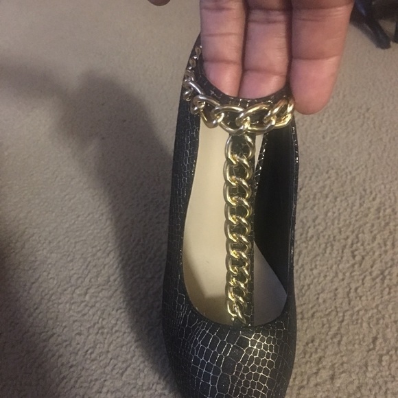 Scene platform high heel snake skin pumps - Picture 4 of 5